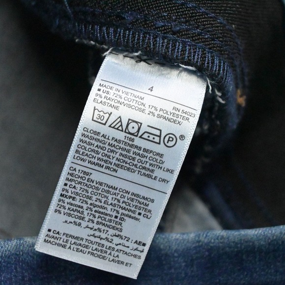 NEW Old Navy 4 Rockstar Pull On Skinny Jeggings Medium‎ Stretch Denim Jeans - Picture 4 of 7